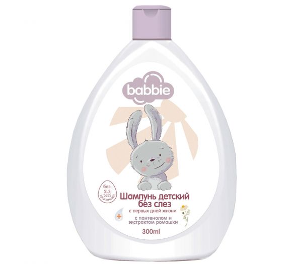 Shampoo for children "Without tears Babbie 0+" (300 ml) (10325730)